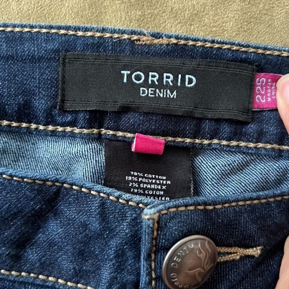 Torrid denim‎ jeans size 22S - Picture 6 of 10